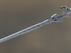 fantasy sword 3d Modelo 3D