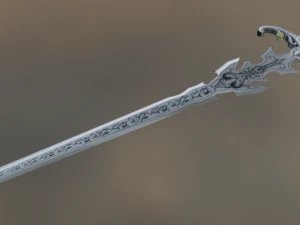 fantasy sword 3d 3D Model