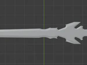 fantasy sword 3d 3D Model