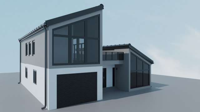 house Modello 3D .c4d .max .obj .3ds .fbx .stl .blend 