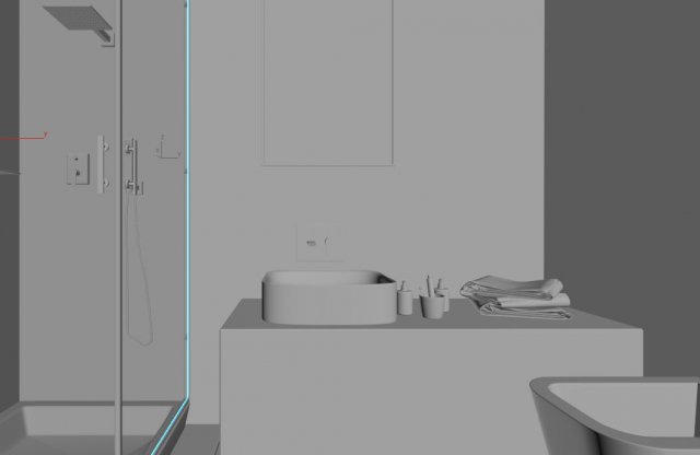 bathroom Model 3D .c4d .max .obj .3ds .fbx .stl .blend 