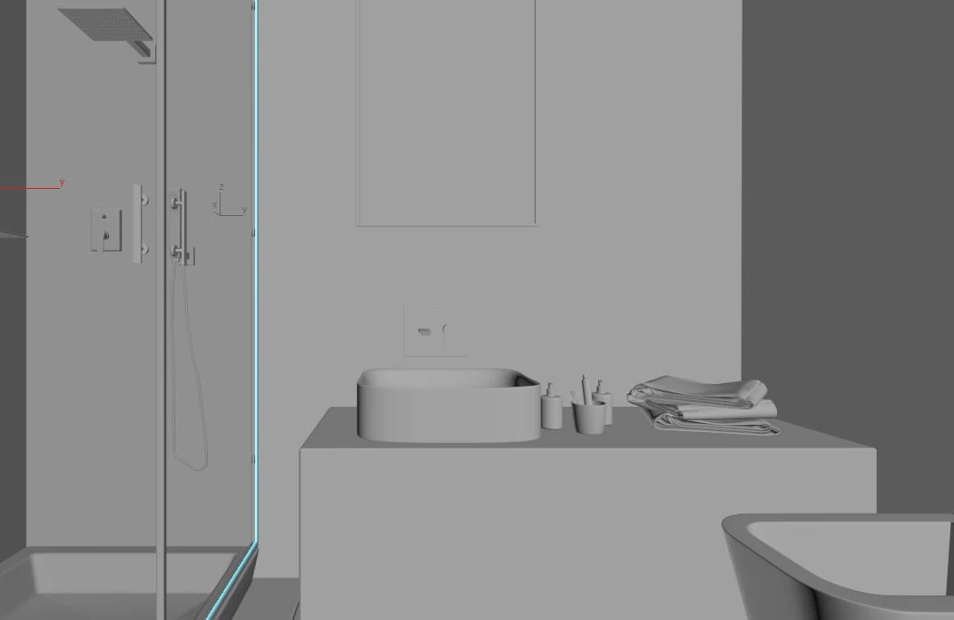 bathroom 3D Model .c4d .max .obj .3ds .fbx .stl .blend