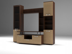 tv stand 3D 模型