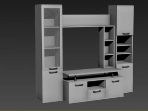电视柜 3D 模型