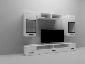 电视柜 3D 模型