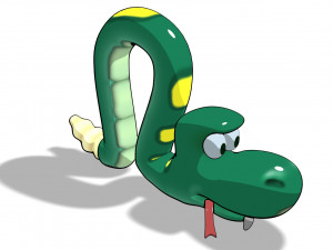 paint snake 3D Модель