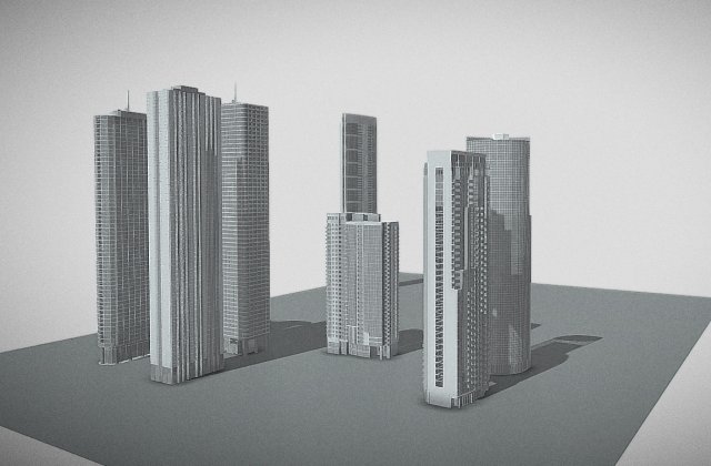 building 3D Model .c4d .max .obj .3ds .fbx .stl .blend 