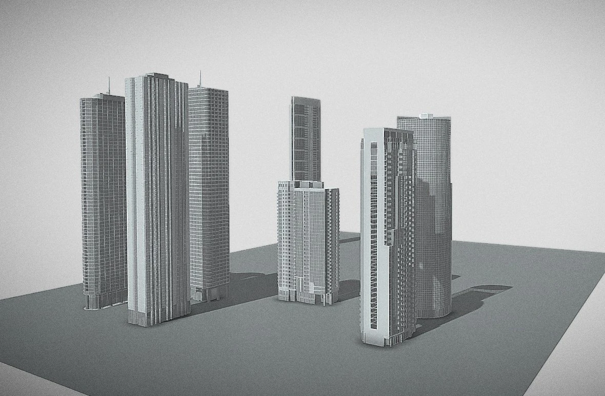 building 3D Model .c4d .max .obj .3ds .fbx .stl .blend 