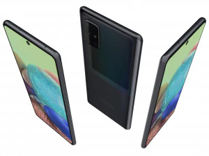 samsung galaxy a71 5g black 3D Model