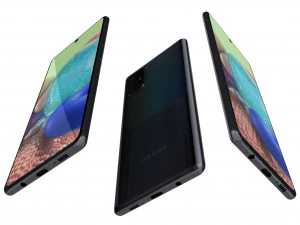 samsung galaxy a71 5g black 3D Model