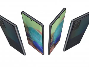 samsung galaxy a71 5g black 3D Model