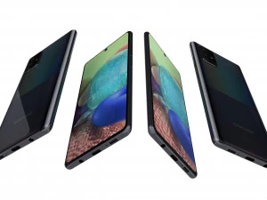 samsung galaxy a71 5g black 3D Model