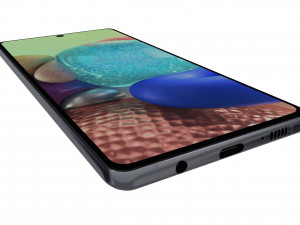 samsung galaxy a71 5g black Modelo 3D