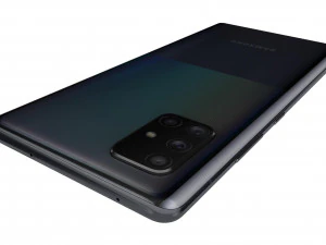 samsung galaxy a71 5g black 3D Model