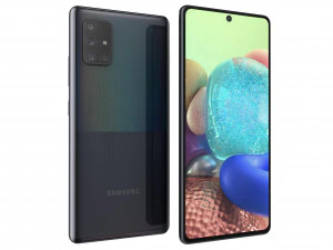 samsung galaxy a71 5g black 3D Model