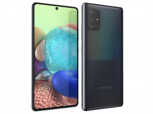 samsung galaxy a71 5g black 3D Model