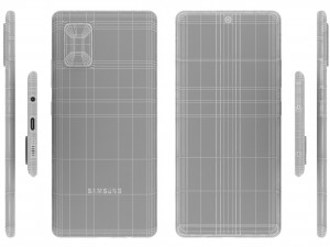 samsung galaxy a71 5g black Modelo 3D