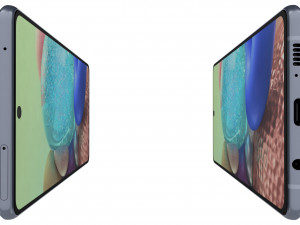 samsung galaxy a71 5g blue Model 3D