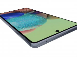 samsung galaxy a71 5g blue 3D Model