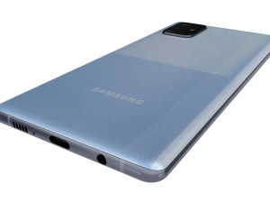 samsung galaxy a71 5g blue 3D Model