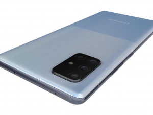 samsung galaxy a71 5g blue 3D Model