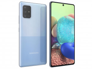 samsung galaxy a71 5g blue Model 3D