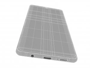 samsung galaxy a71 5g blue 3D Model