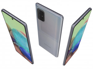 samsung galaxy a71 5g white Modèle 3D