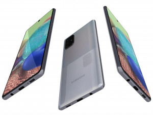 samsung galaxy a71 5g white Modèle 3D