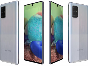 samsung galaxy a71 5g white Modèle 3D