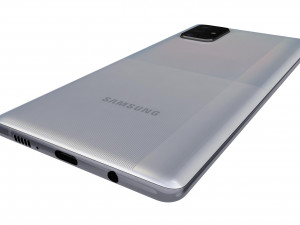 samsung galaxy a71 5g white Modèle 3D