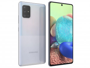 samsung galaxy a71 5g white Modèle 3D