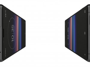 sony xperia 1 black 3D 模型