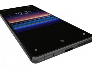 sony xperia 1 black 3D 模型