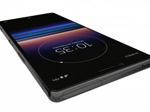 sony xperia 1 black 3D 模型