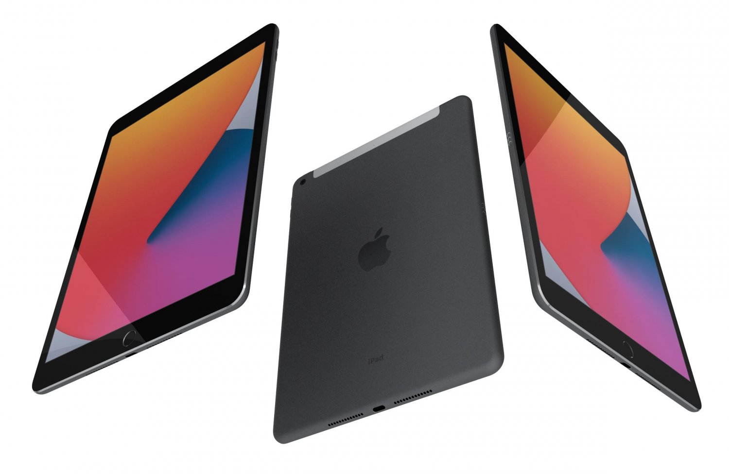 Apple Ipad 8 10 2 2020 Wifi And Cellular Space Gray 3D Модель In.