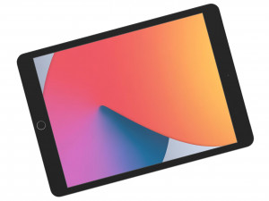 apple ipad 8 10 2 2020 wifi and cellular space gray 3D Model