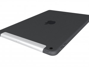 apple ipad 8 10 2 2020 wifi and cellular space gray 3D Model