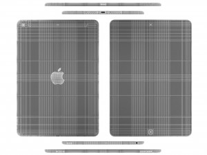 apple ipad 8 10 2 2020 wifi and cellular space gray 3D Model