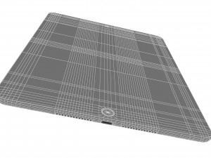 apple ipad 8 10 2 2020 wifi and cellular space gray 3D Model
