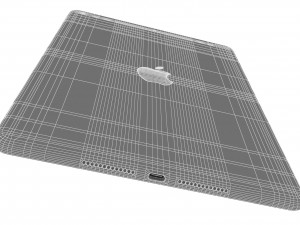 apple ipad 8 10 2 2020 wifi and cellular space gray 3D Model