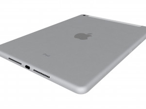 apple ipad 8 10 2 2020 wifi and cellular silver Model 3D