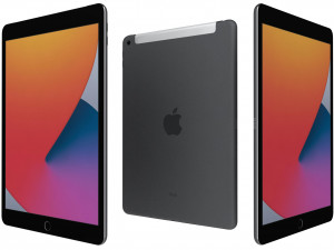 apple ipad 8 10 2 2020 wifi and cellular all colors Model 3D