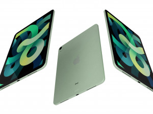 apple ipad air 4 2020 green Modelo 3D