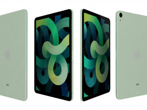 apple ipad air 4 2020 green Modelo 3D