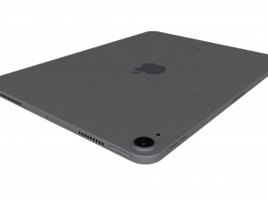 apple ipad air 4 2020 space gray Model 3D