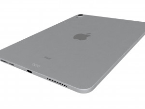 apple ipad air 4 2020 silver 3D Model