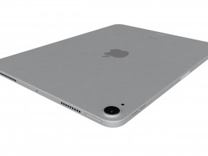 apple ipad air 4 2020 silver 3D Model