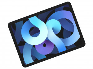 apple ipad air 4 2020 sky blue 3D Model