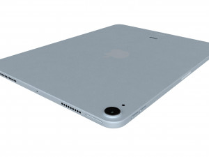 apple ipad air 4 2020 sky blue 3D Model